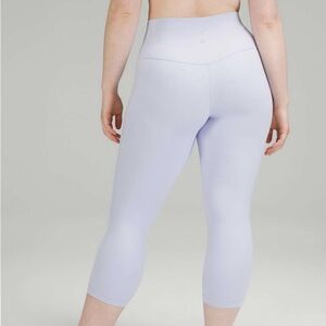 NWOT Lululemon Align High-Rise Crop *21” in Pastel Blue 🦋